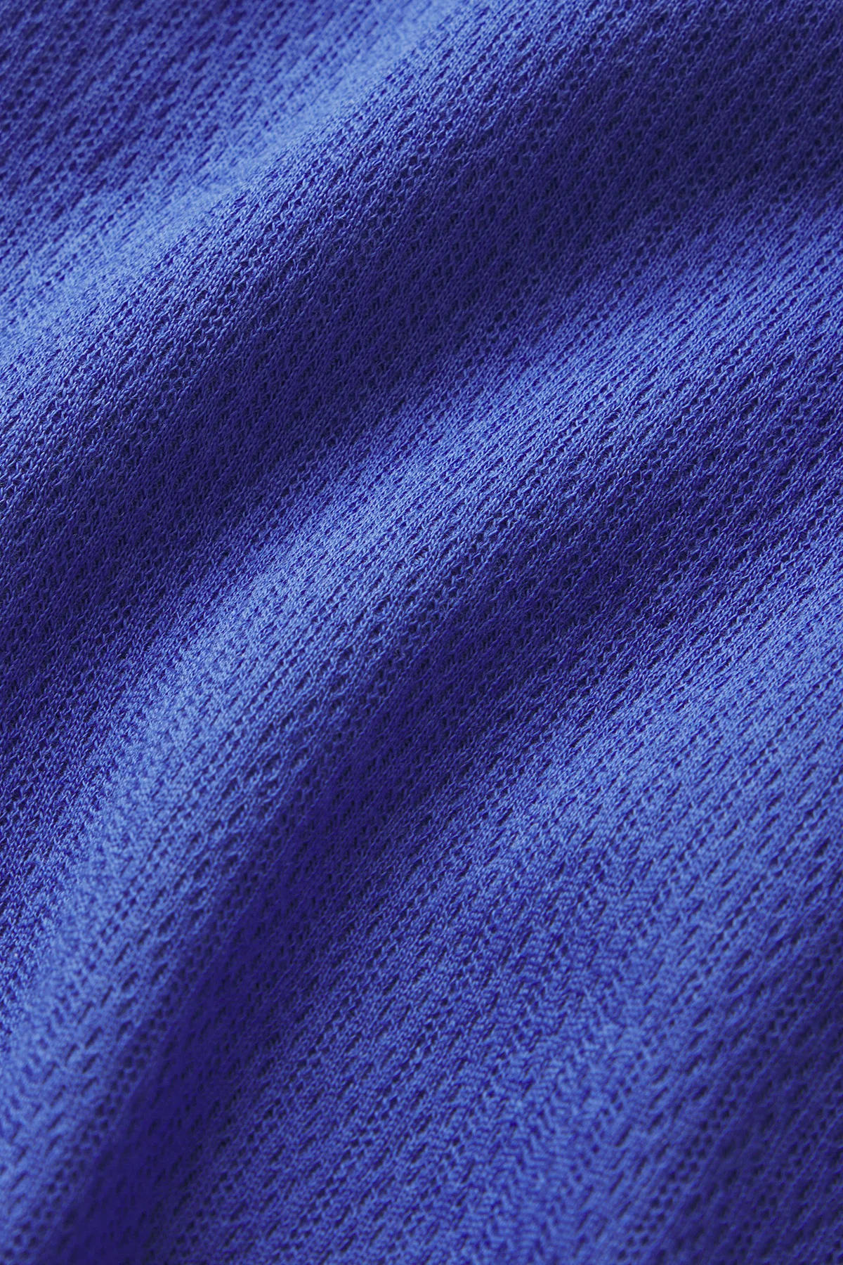 Pointelle Pajama Shorts Set in Cobalt - Image 5