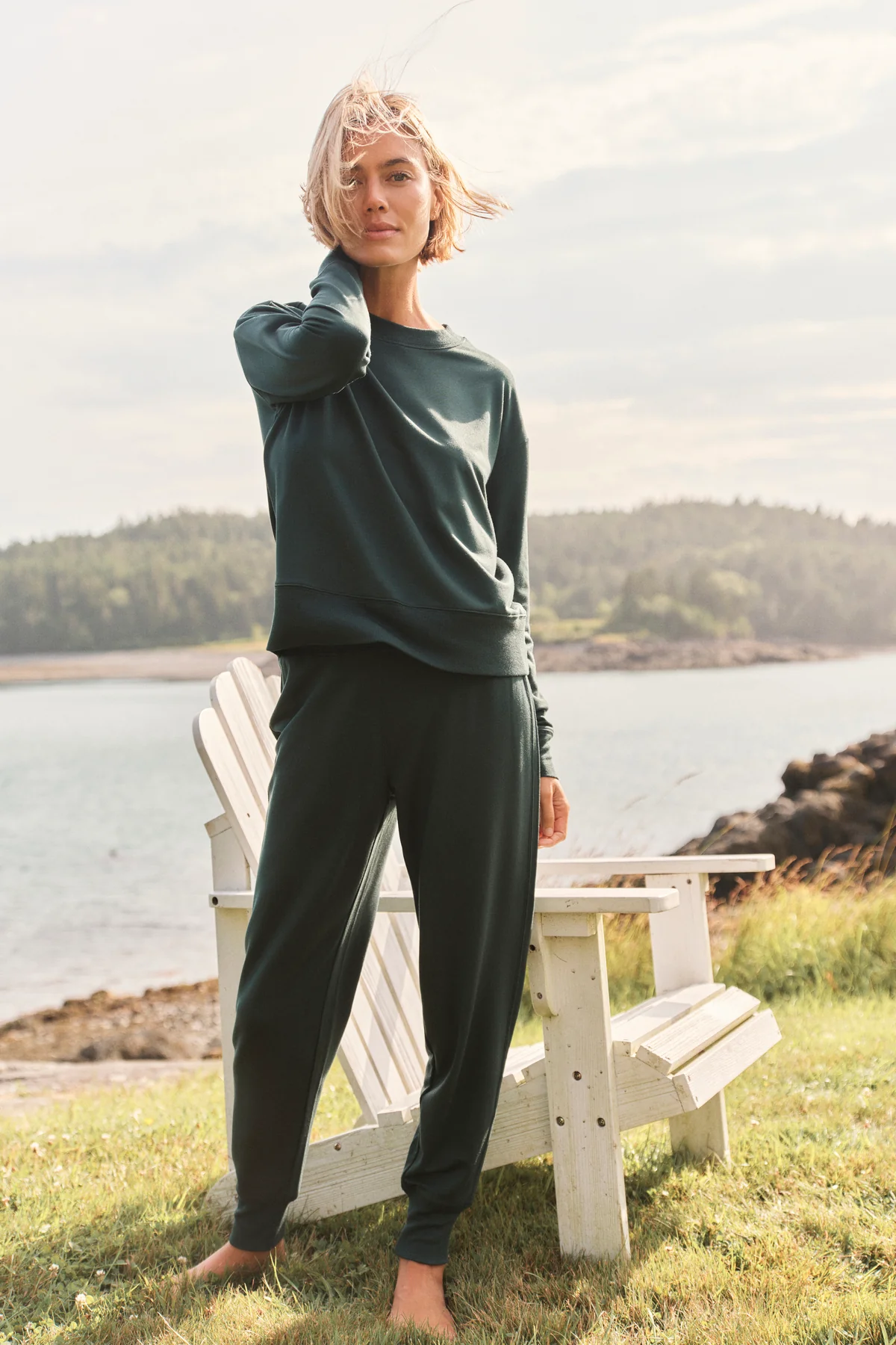 Relax Jogger Set in Conifer - Image 2