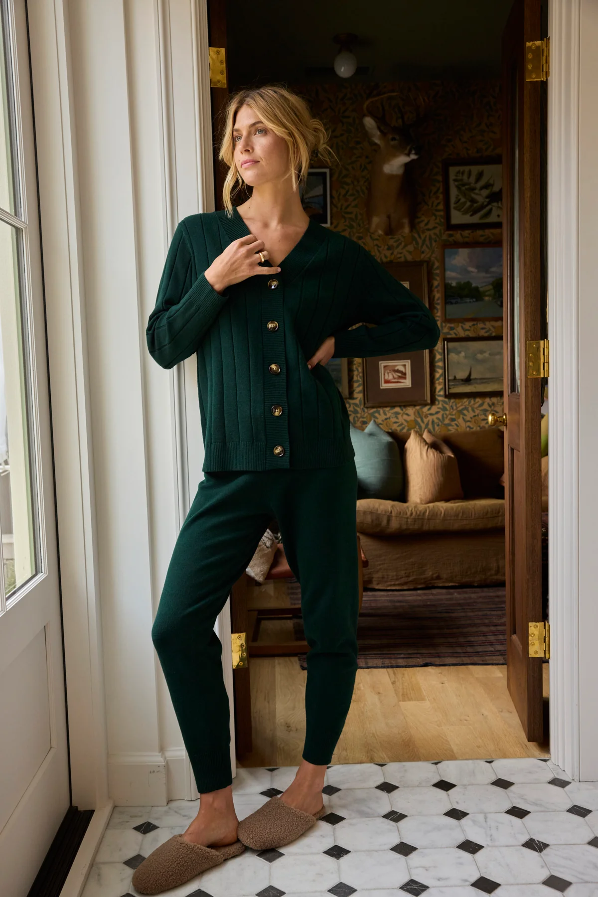 Vesper Jogger Set in Conifer - Image 4