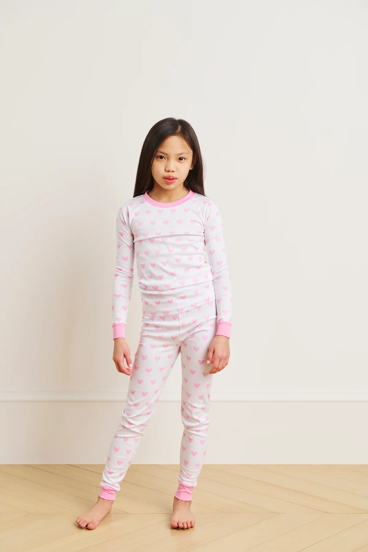 Kids Long-Long Set in Darling Pink Heart - Image 4