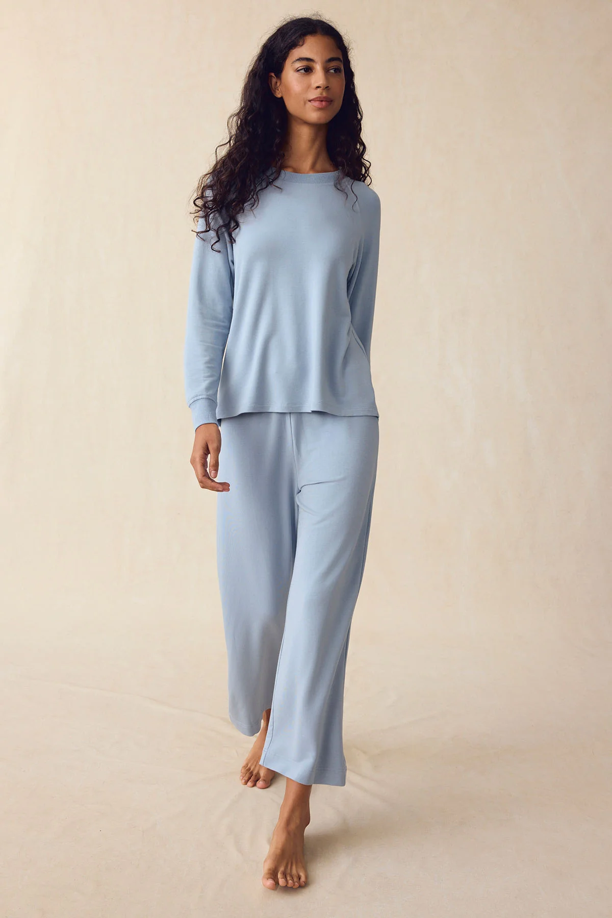 Relax Pants Set in Dusty Blue - Image 4