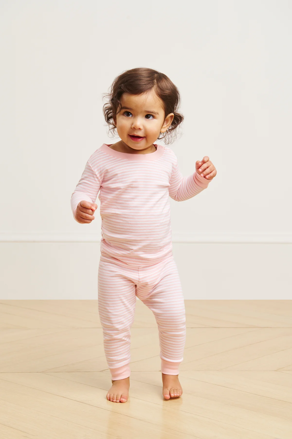 Baby Long-Long Set in English Rose Stripe - Image 3