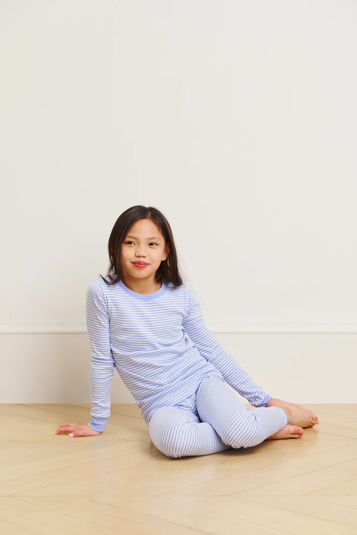 Kids Long-Long Set in Hydrangea - Image 2
