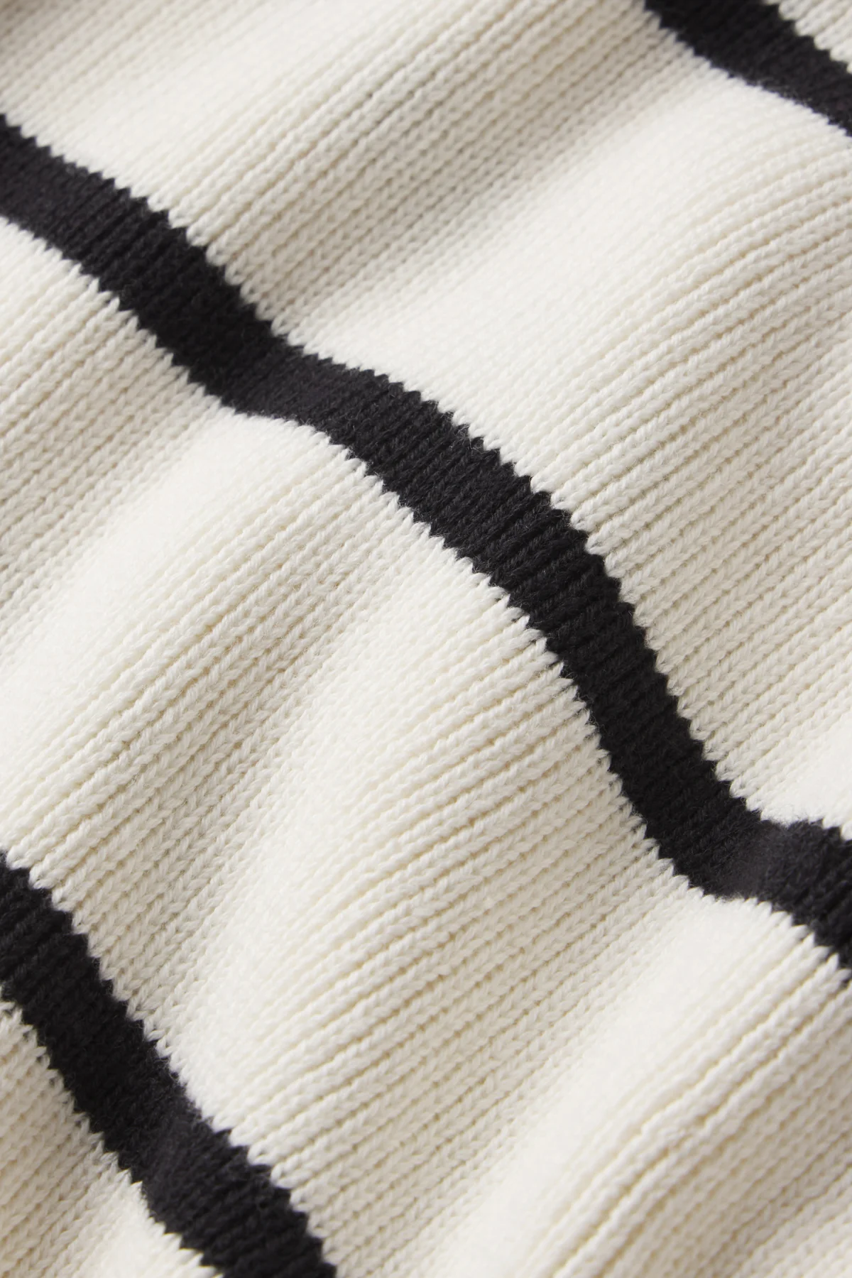 Madeline Sweater in Ivory Black Stripe - Image 5