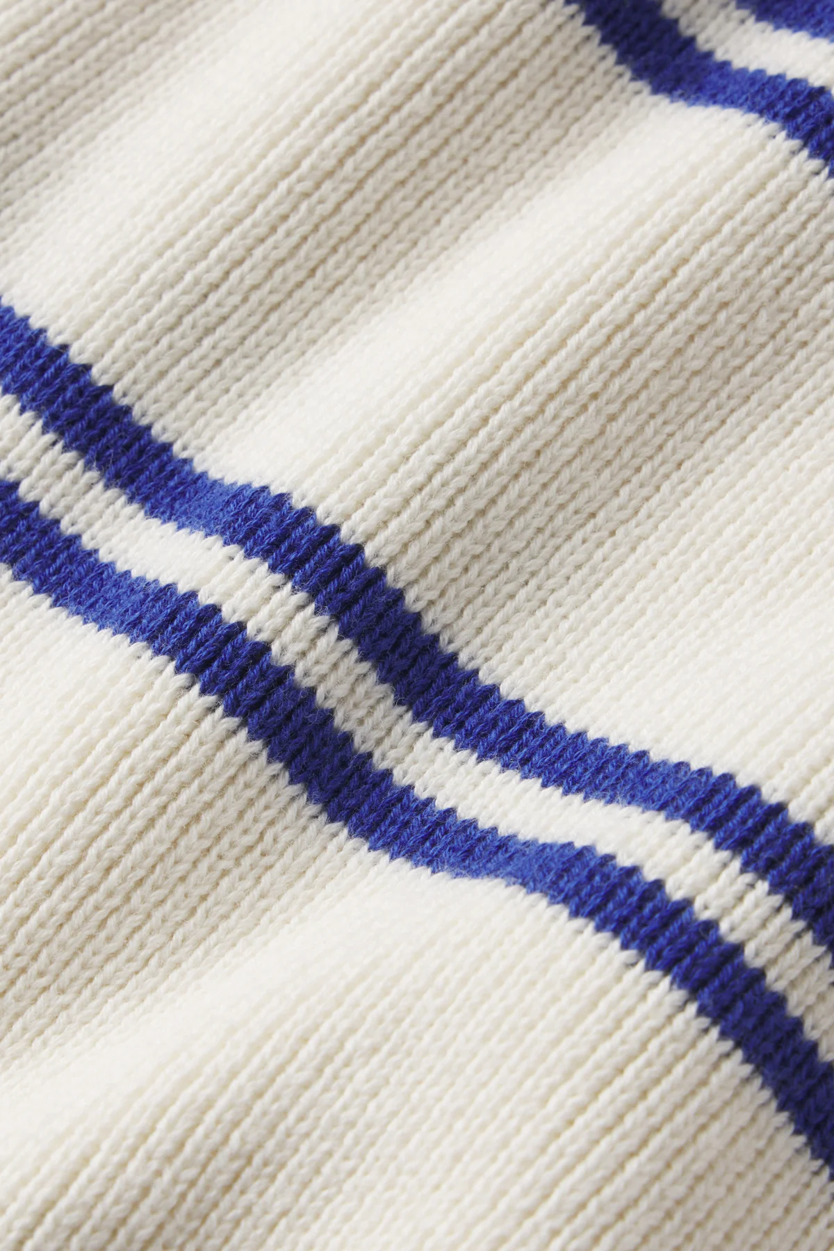 Nora Cardigan in Ivory Caspian Stripe - Image 4