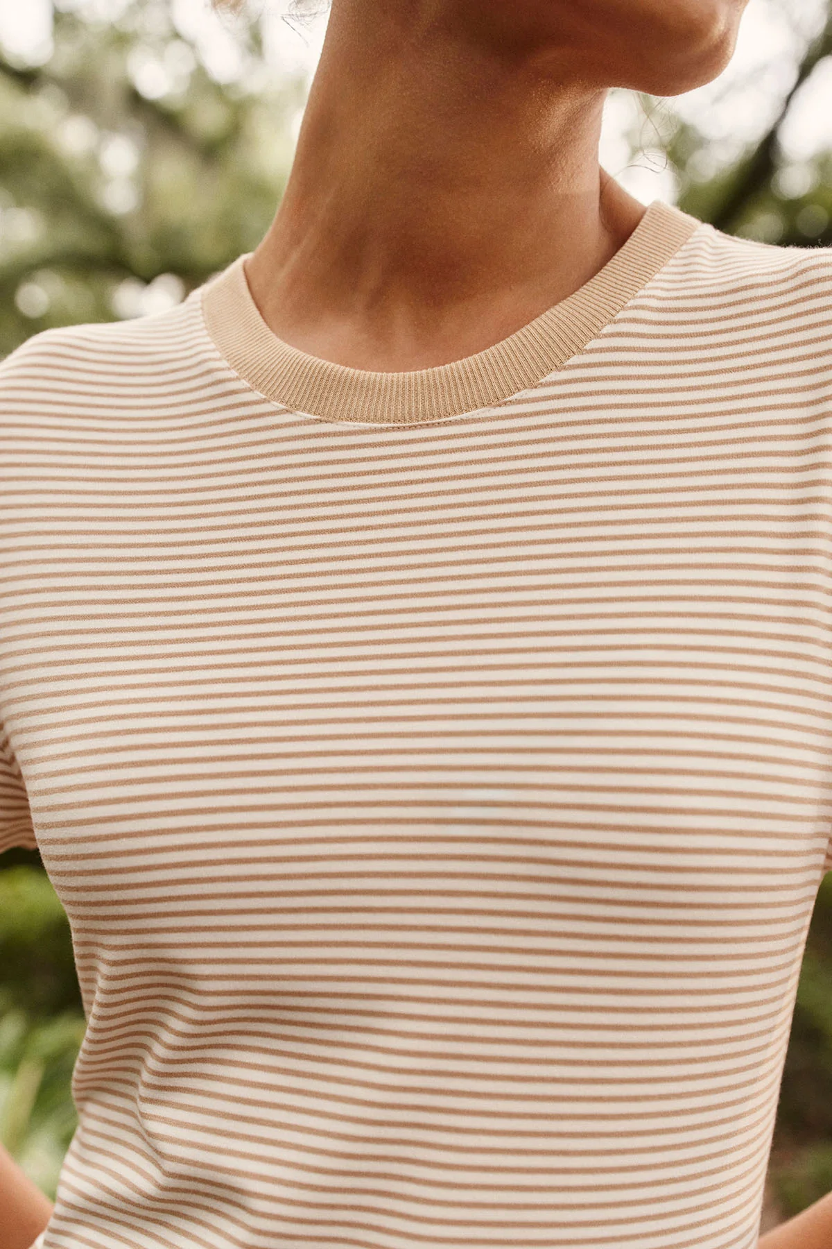 Everywhere Dress in Khaki Isle Stripe - Image 4