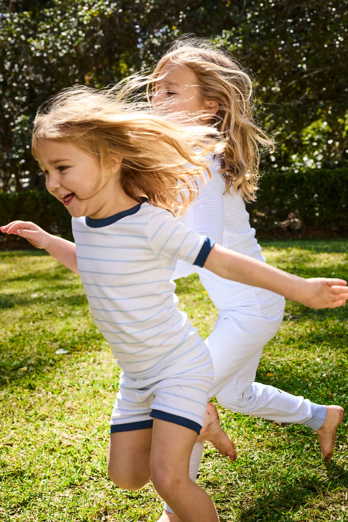 Kids Shorts Set in Marine - Image 2
