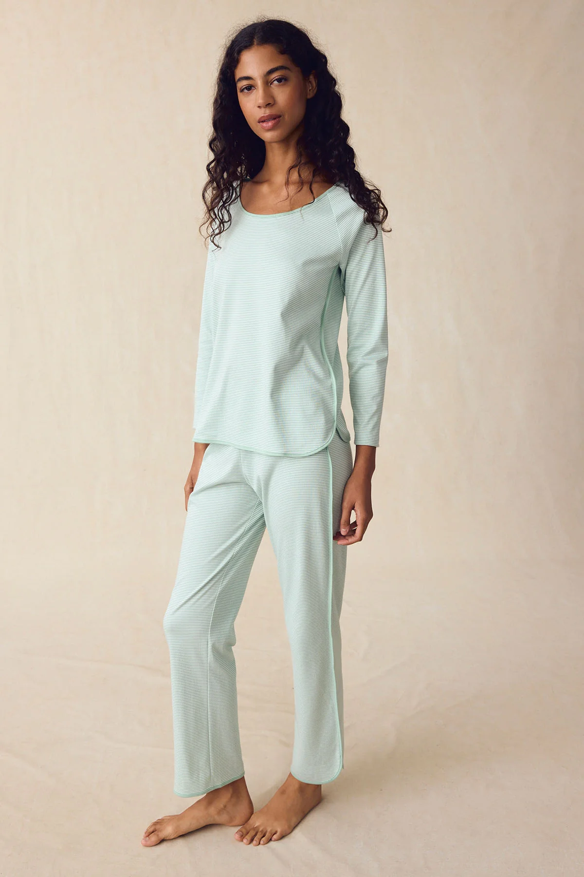 Pima Long-Long Set in Parisian Green - Image 4