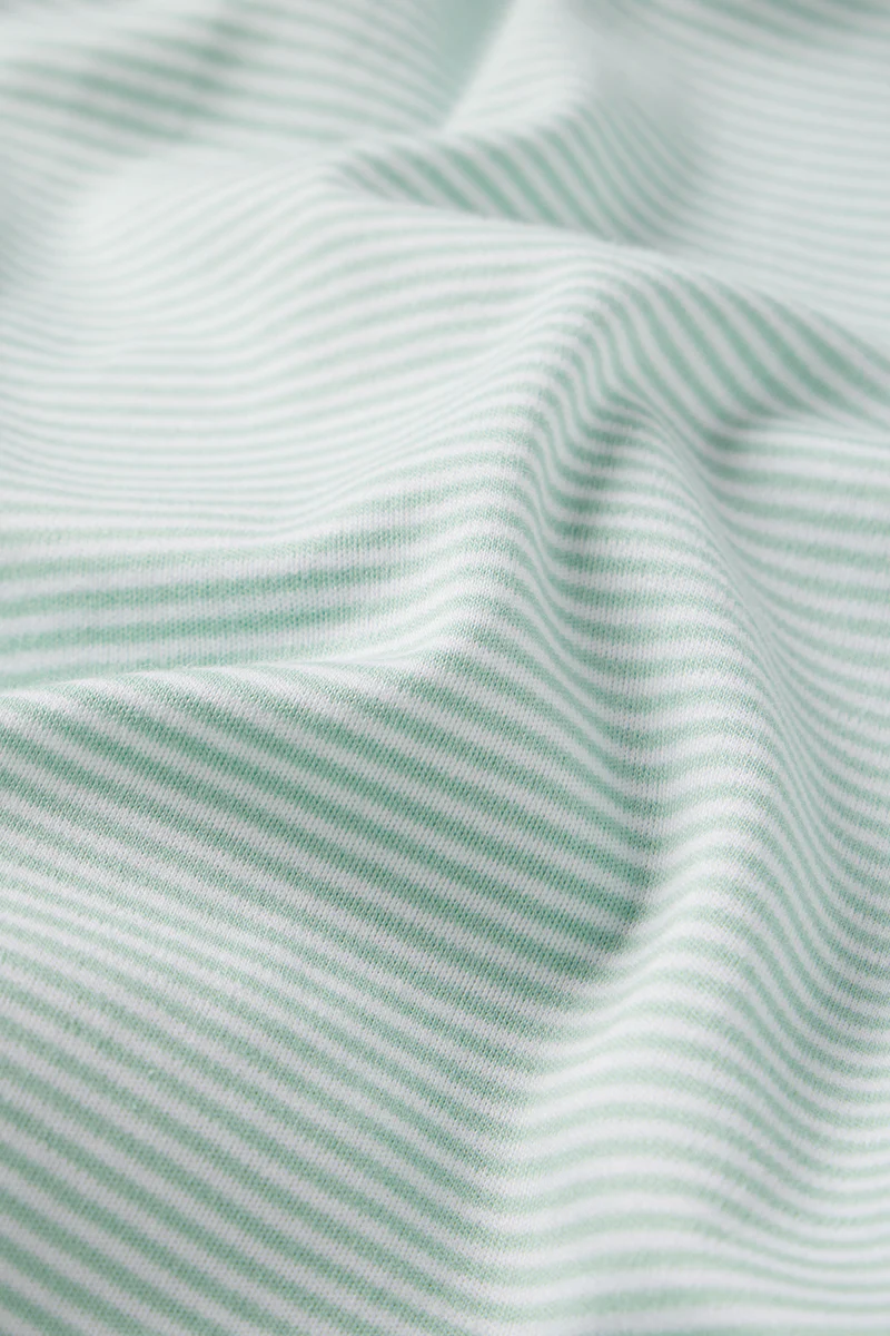 Pima Long Sleeve Nightgown in Parisian Green - Image 5