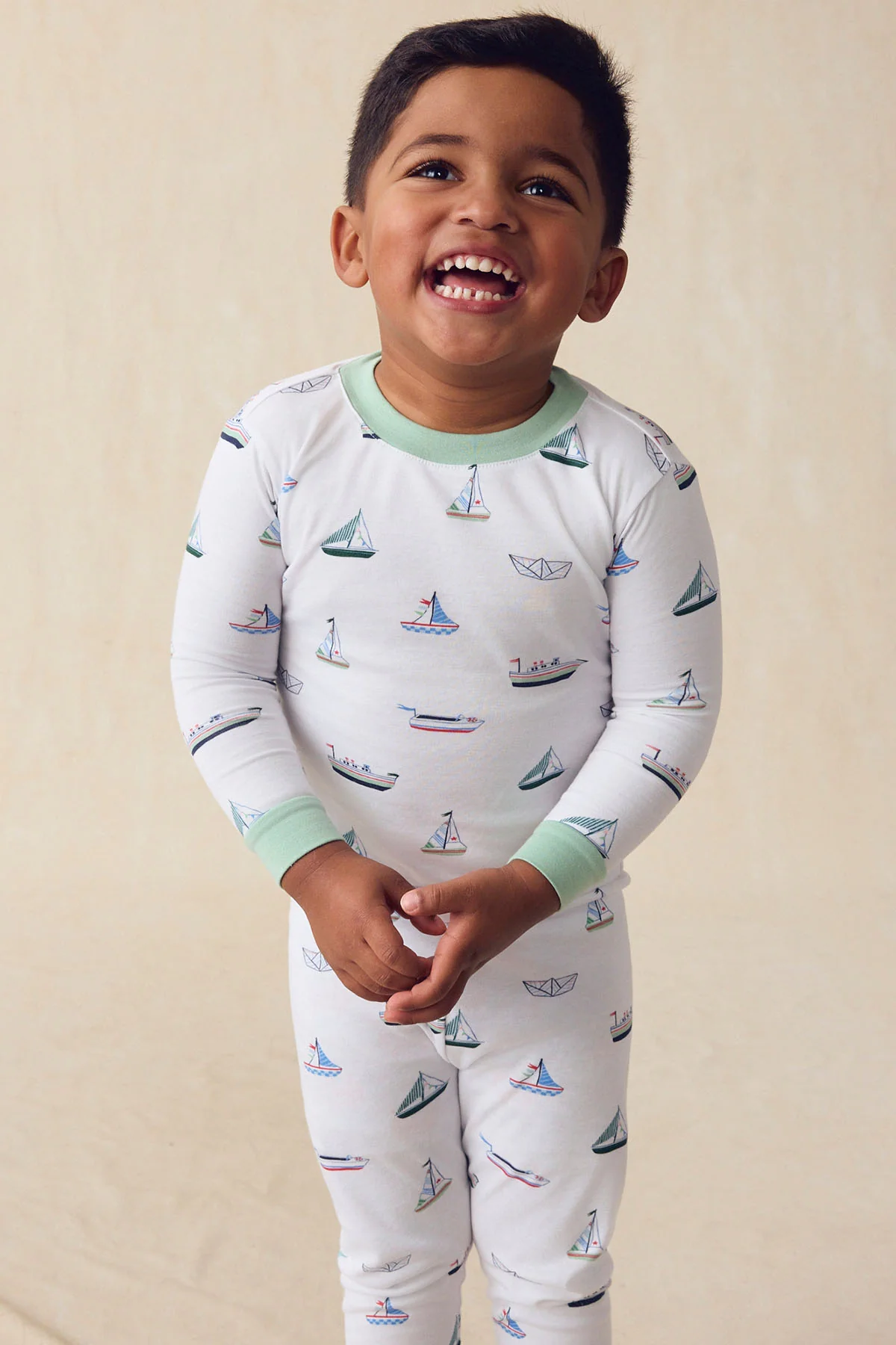 Kids Long-Long Set in Sail Away - Image 3