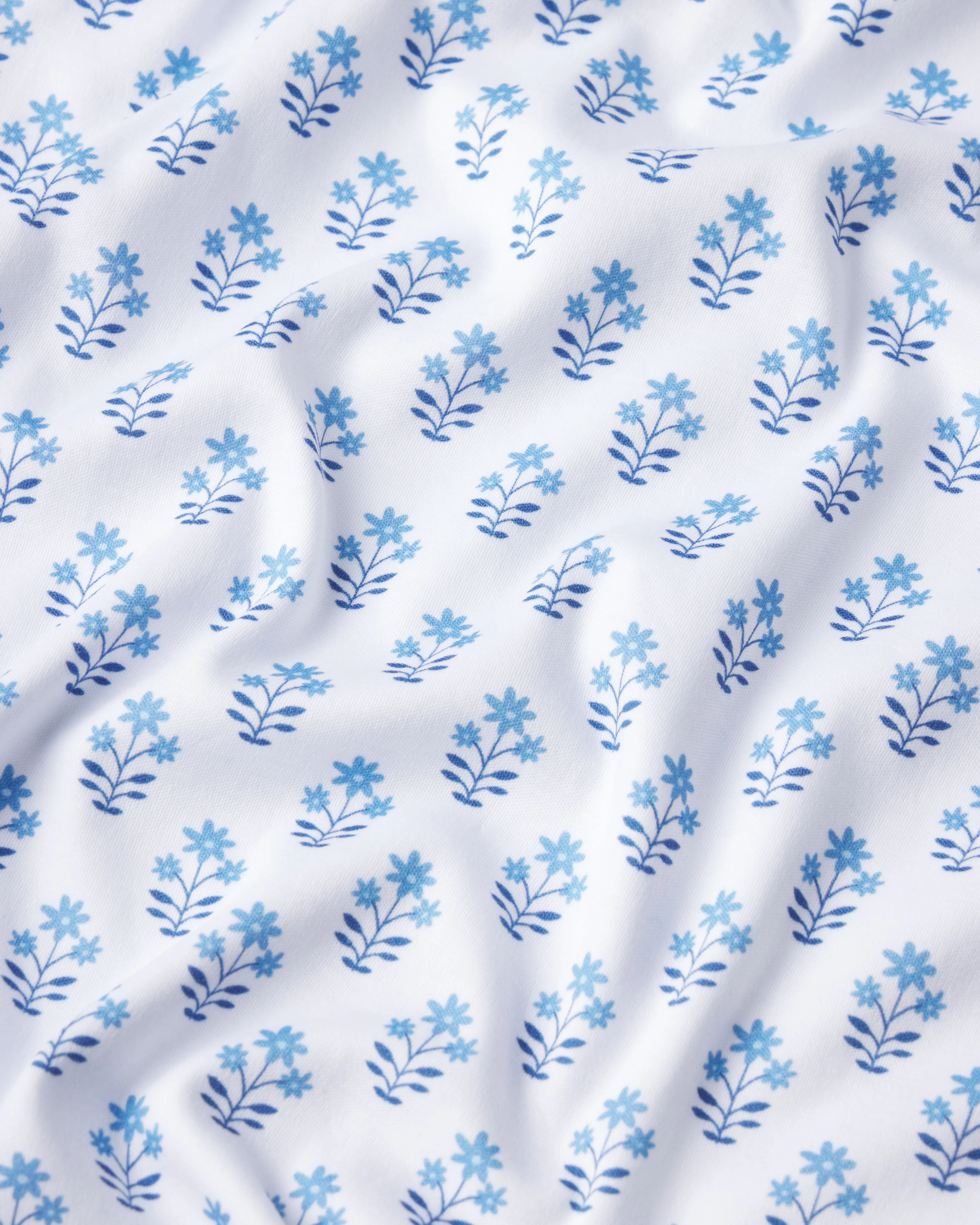 Pima Shorts Set in Serene Blue Posy - Image 5